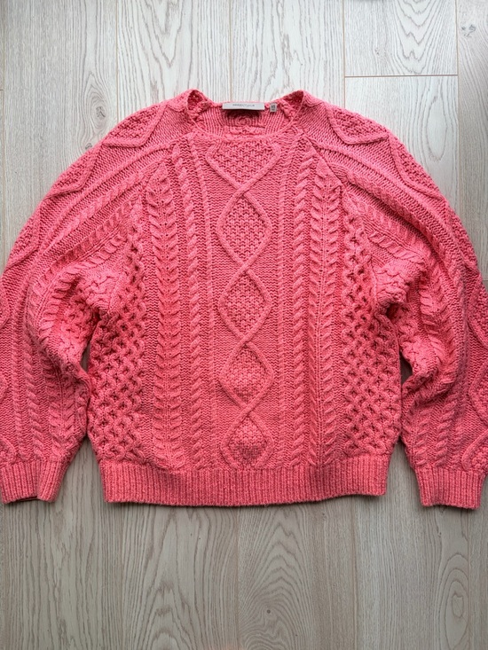 Fear of God Sweaters - Rare Fear of God Essentials Cable Knit Sweater – Coral